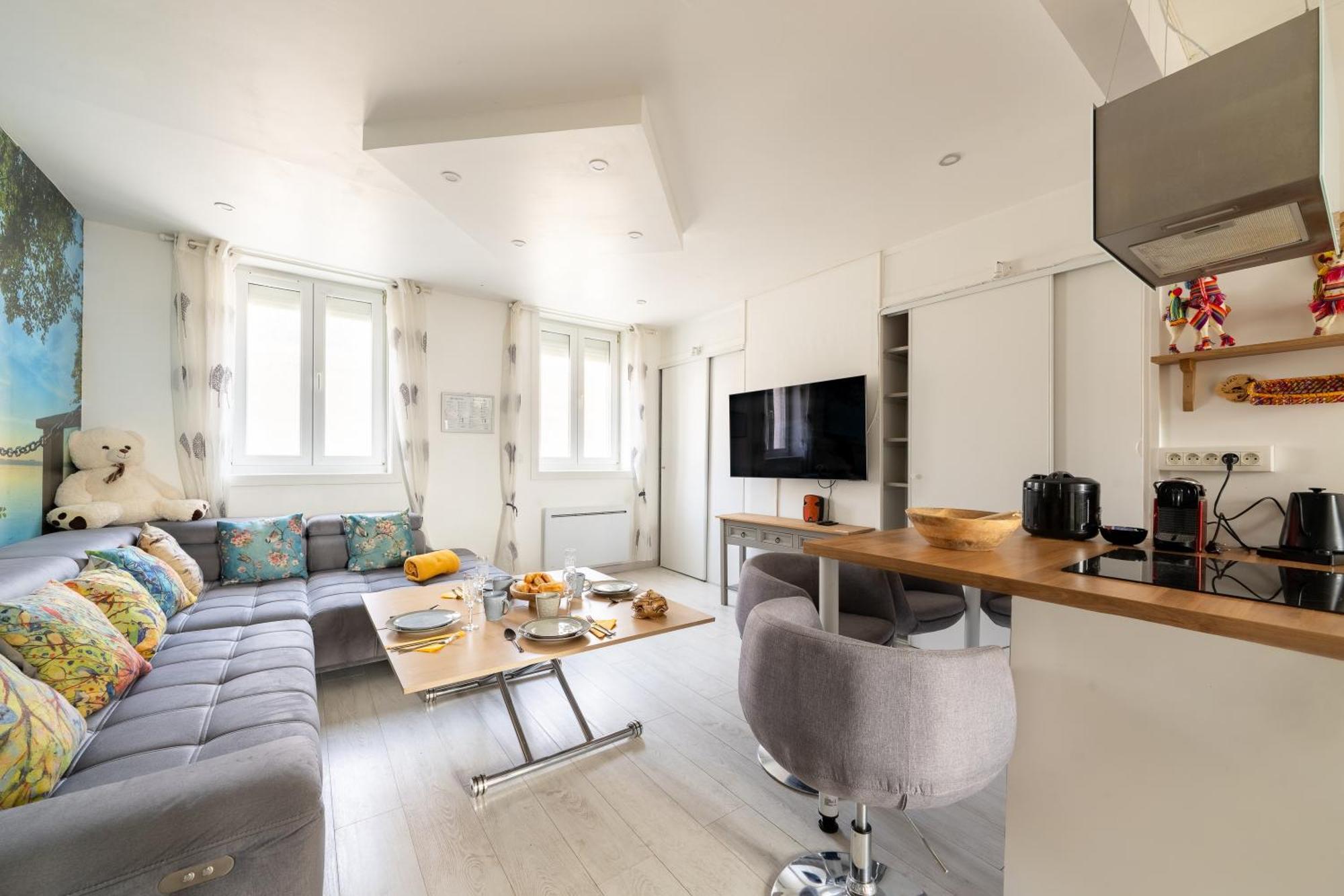 Duplex Soleil Latino Proche Plage Sable Fin + Parking Free Calais Exterior foto