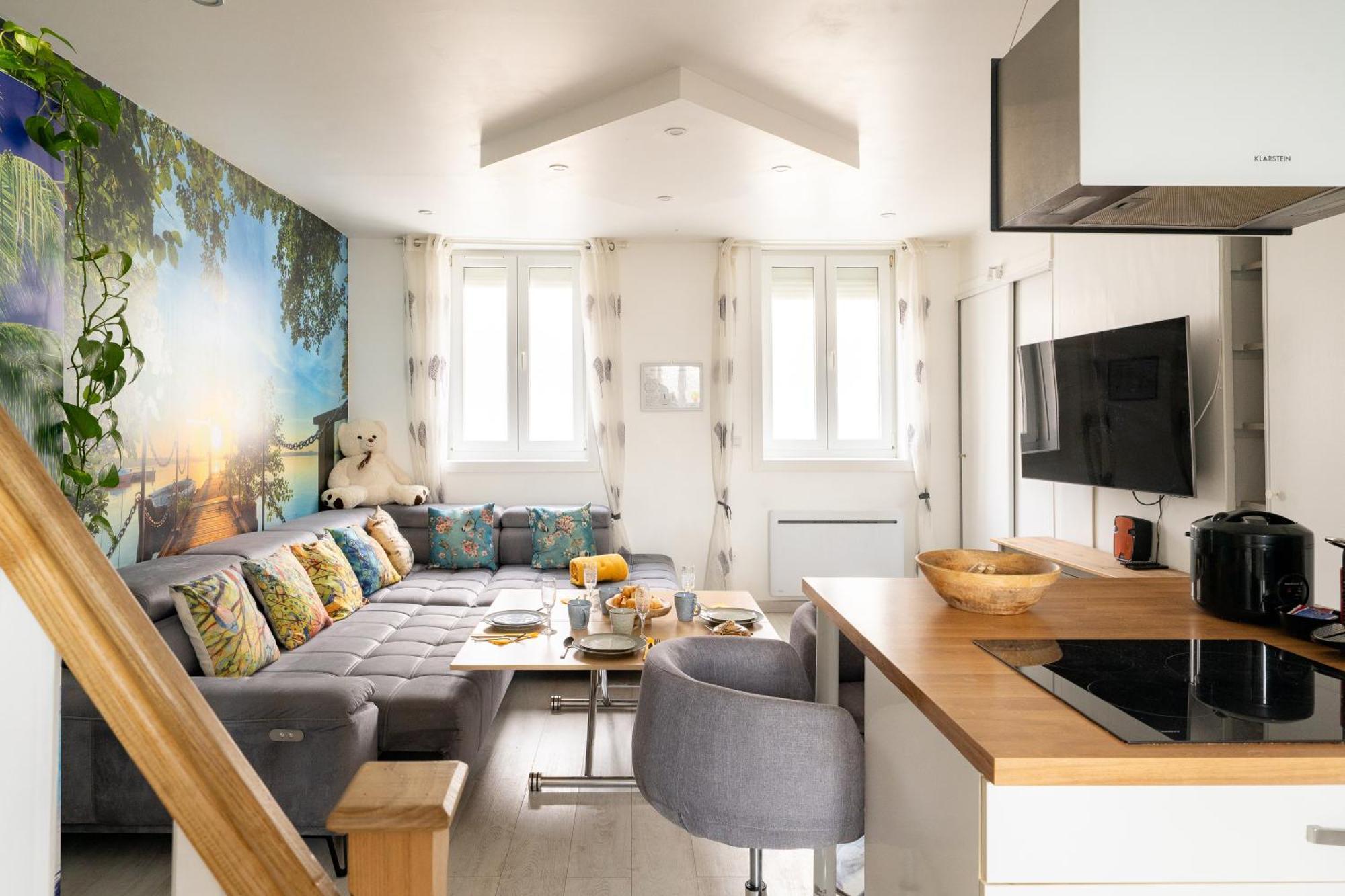 Duplex Soleil Latino Proche Plage Sable Fin + Parking Free Calais Exterior foto