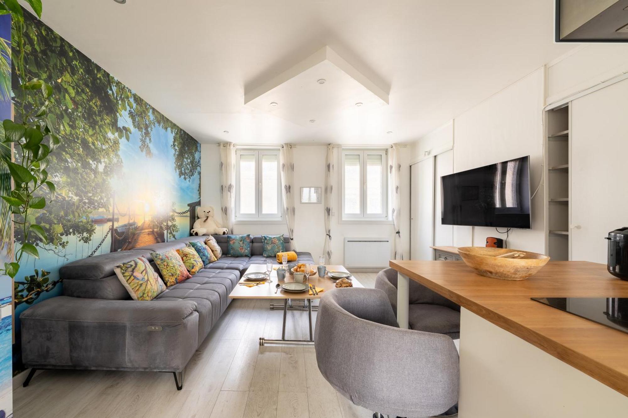 Duplex Soleil Latino Proche Plage Sable Fin + Parking Free Calais Exterior foto